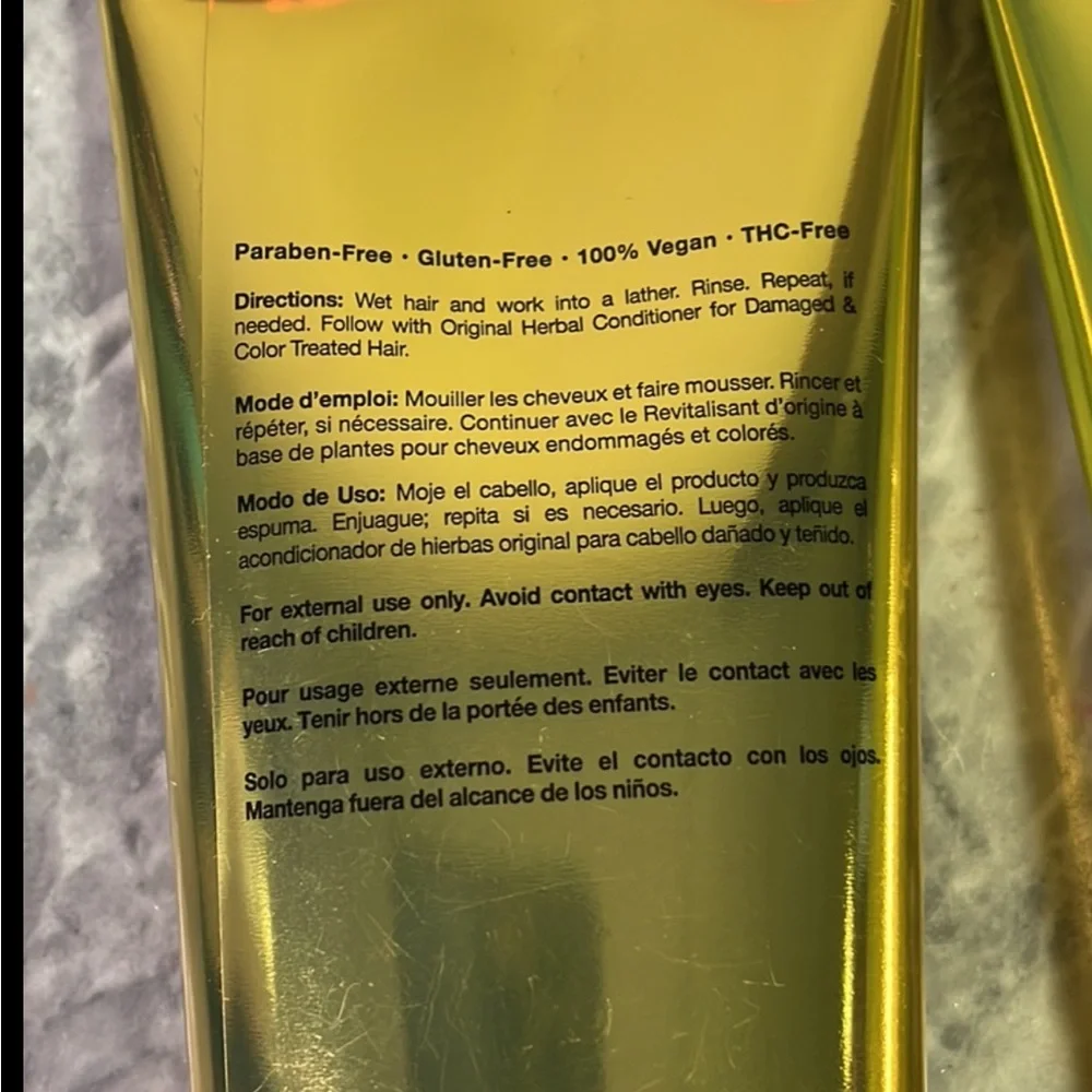 New Hempz Herbal Shampoo Conditioner Set For Damaged‎ and Color Treated Hair